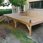 tecnhome-terrasse suspendue - 1.40 m - bois - meleze - 36m2 - le ban saint martin - moselle - lorraine