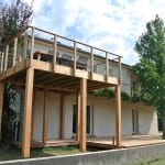 Tecnhome- Terrasse-sur pilotis- Bois Exotique Cumaru - 90m2 - Thionville - Moselle - Lorraine