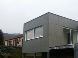 Extension – Ossature bois – 30m2 – Bardage composite