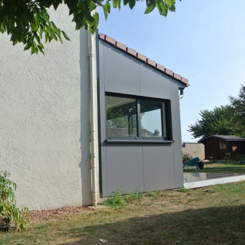 tecnhome-extension bardage composite ossature bois - terrasse gres cerame-40-m2-thionville - moselle-lorraine