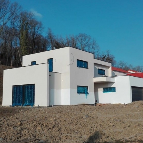maison construction ossature bois - Ban Saint Martin - R+1 - 155 m2