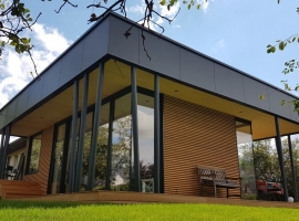 Extension – Ossature bois – 40m2 – Bardage Bois