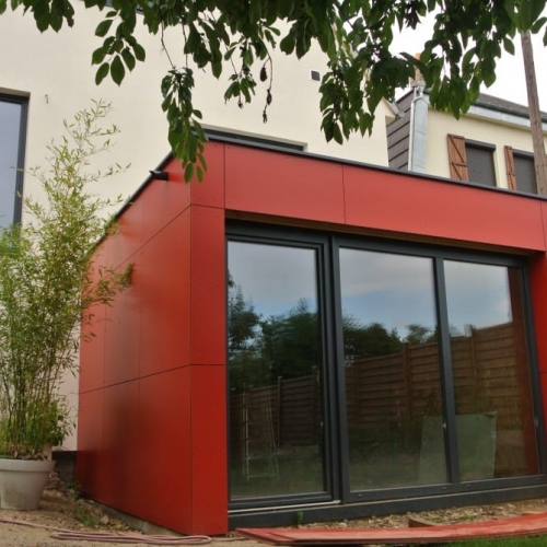 Tecnhome - Extension Ossature bois - 28 m² - Metz - Moselle -Lorraine