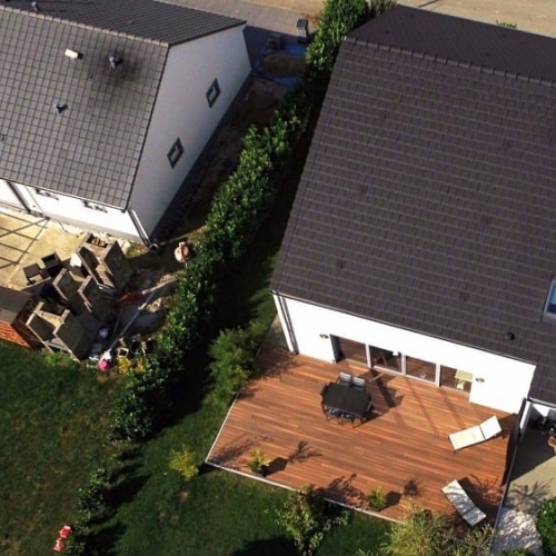 Tecnhome - Terrasse Bois Composite -Kanfen - Moselle - Lorraine - Luxembourg