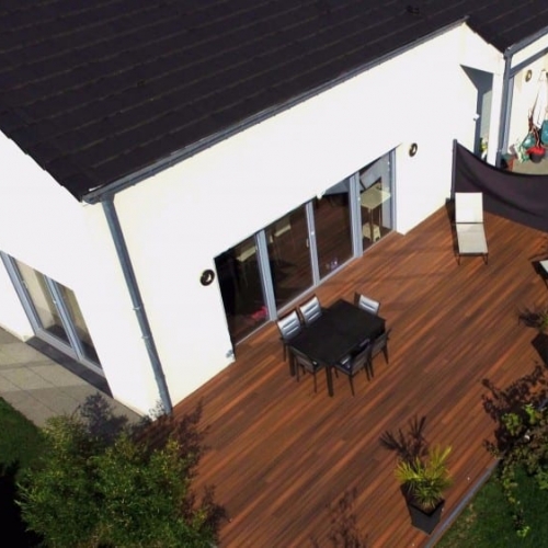 Tecnhome - Terrasse Bois Composite -Kanfen - Moselle - Lorraine - Luxembourg