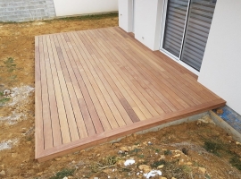 Terrasse Bois Exotique – Cumaru – 28 m²