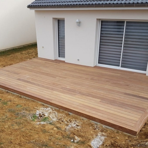 Tecnhome - Terrasse Bois Exotique - Cumaru - 28 m² - Lexy - Meurthe et Moselle - Moselle - Lorraine