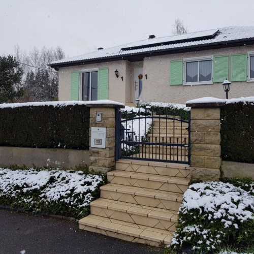Tecnhome - Terrasse Bois Exotique - Cumaru - 29 m² - Oudrenne - Moselle - Lorraine - Luxembourg