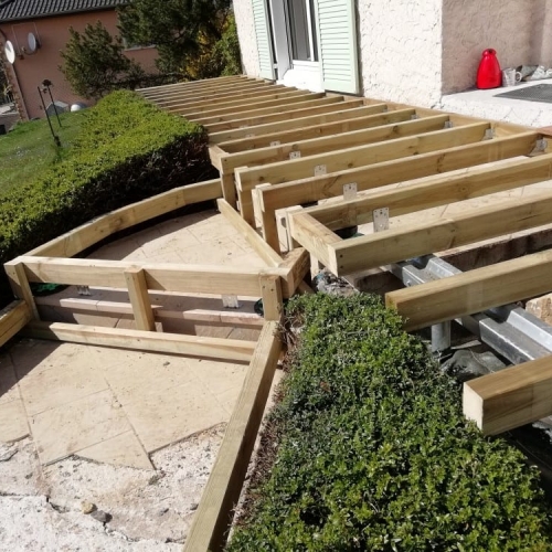 Tecnhome - Terrasse Bois Exotique - Cumaru - 29 m² - Oudrenne - Moselle - Lorraine - Luxembourg