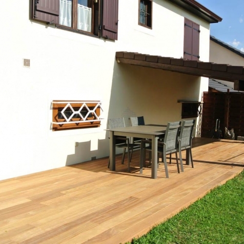 Tecnhome - Terrasse Bois Exotique - Cumaru - 31m2 -Kuntzig - Moselle - Lorraine