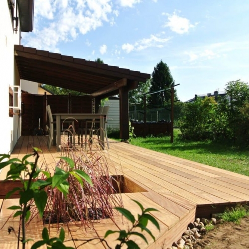 Tecnhome - Terrasse Bois Exotique - Cumaru - 31m2 -Kuntzig - Moselle - Lorraine