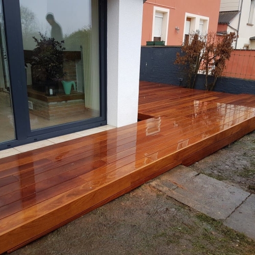 Tecnhome - Terrasse Bois Exotique - Cumaru - 32 m² - Bettembourg - Luxembourg - Moselle - Lorraine