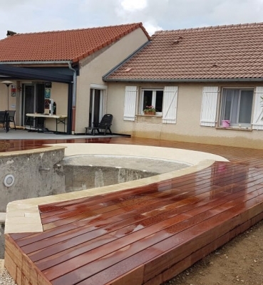 Terrasse Bois Exotique – Cumaru – 40m²