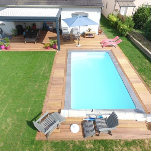 Tecnhome- Terrasse Bois Exotique - Cumaru - 65m² - Yutz - Thionville - Metz - Moselle - Lorraine