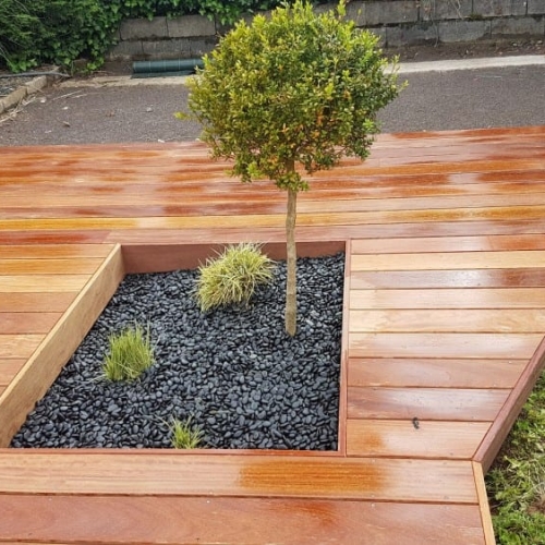 Tecnhome- Terrasse Bois Exotique - Cumaru - 89m² - Hayange - Moselle - Lorraine