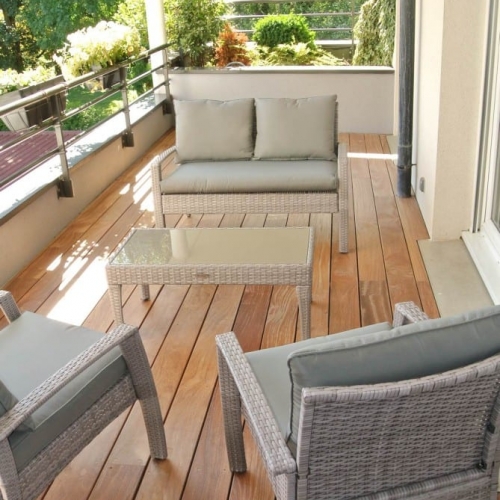 Tecnhome - Terrasse Bois Exotique - Cumaru - 18 m² - Thionville - Moselle - Lorraine
