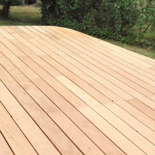 Tecnhome - Terrasse Bois Exotique - Garapa - 20m2 - Seligny - Moselle - Lorraine