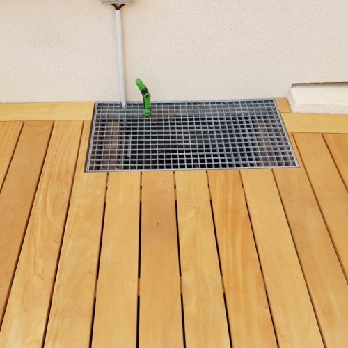 Tecnhome - Terrasse Bois Exotique - Garapa - 24 m² - Sentzich - Moselle - Lorraine