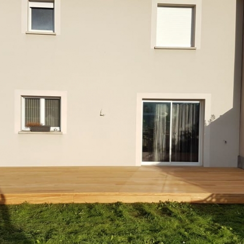 Tecnhome - Terrasse Bois Exotique - Garapa - 30 m² - Metzervisse - Moselle - Lorraine