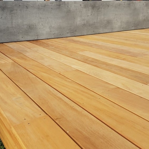 Tecnhome - Terrasse Bois Exotique - Garapa - 30 m² - Metzervisse - Moselle - Lorraine