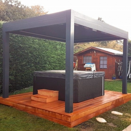 Tecnhome - Terrasse Bois Exotique - Garapa - 10 m² - Thionville - Moselle - Lorraine - Luxembourg