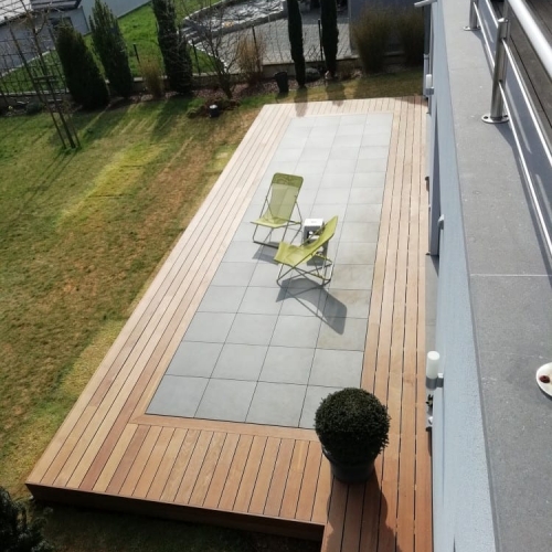 Tecnhome- Terrasse Bois Exotique - IPE - 45m² - Lexy - Meurthe et moselle - Moselle - Lorraine