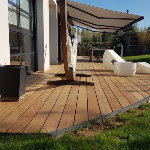 Tecnhome- Terrasse Bois Exotique - IPE - 68m² - Marly - Metz - Moselle - Lorraine