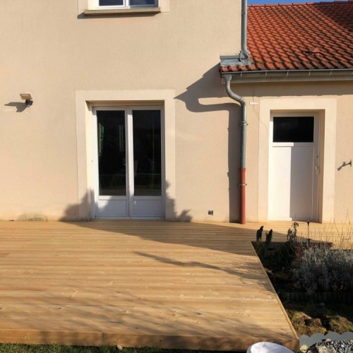 Tecnhome - Terrasse - Bois - Mélèze - 32 m² - Yutz - Metz - Moselle - Lorraine