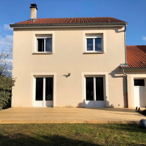 Tecnhome - Terrasse - Bois - Mélèze - 32 m² - Yutz - Metz - Moselle - Lorraine