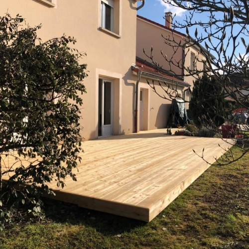 Tecnhome - Terrasse - Bois - Mélèze - 32 m² - Yutz - Metz - Moselle - Lorraine