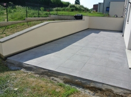 Terrasse – Grés Cérame – 42m2 – Thionville – Moselle