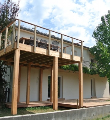 Terrasse Suspendue Bois Exotique – Cumaru – 90 m2