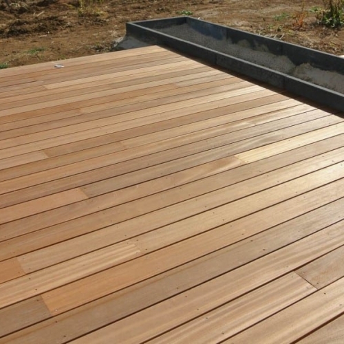 Tecnhome-Terrasse bois exotique - Bankirai - 40 m2 - Yutz - Moselle - Lorraine