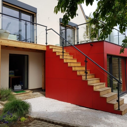 Tecnhome - Terrasse pilotis - 19 m² - Metz - Moselle -Lorraine