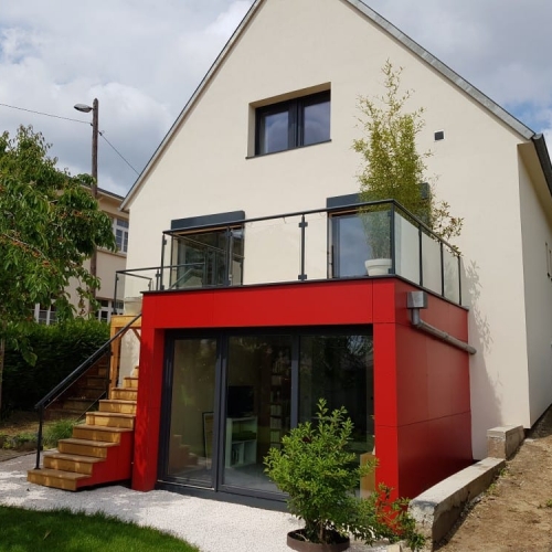 Tecnhome - Terrasse pilotis - 19 m² - Metz - Moselle -Lorraine