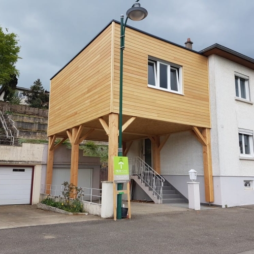 Tecnhome - Terrasse pilotis - 19 m² - Metz - Moselle -Lorraine