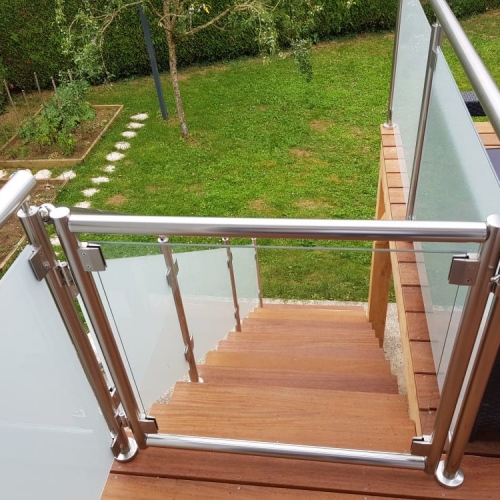 Tecnhome - Terrasse sur pilotis - Bois - Cumaru - 17m² - Montois la montagne - Thionville - Metz - Moselle - Lorraine - Luxembourg