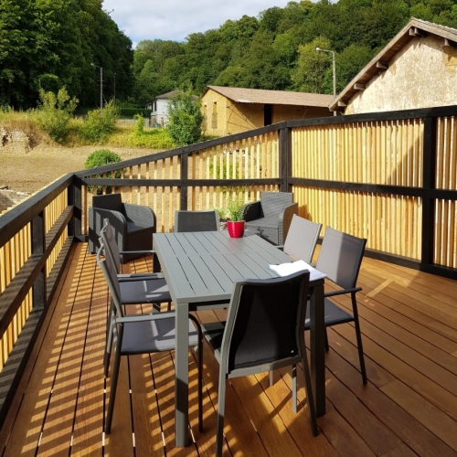 Tecnhome - Terrasse sur pilotis - Bois - Cumaru - 20m² - Cons la Grandville - Thionville - Metz - Moselle - Lorraine - Luxembourg