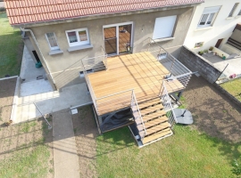 Terrasse sur Pilotis Bois – Ipe – 20m²