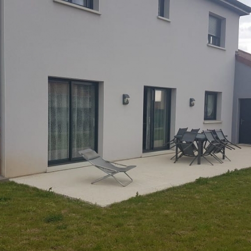 Tecnhome - Terrasse sur pilotis - Bois - IPE - 36m² - Avril - Thionville - Metz - Moselle - Lorraine - Luxembourg