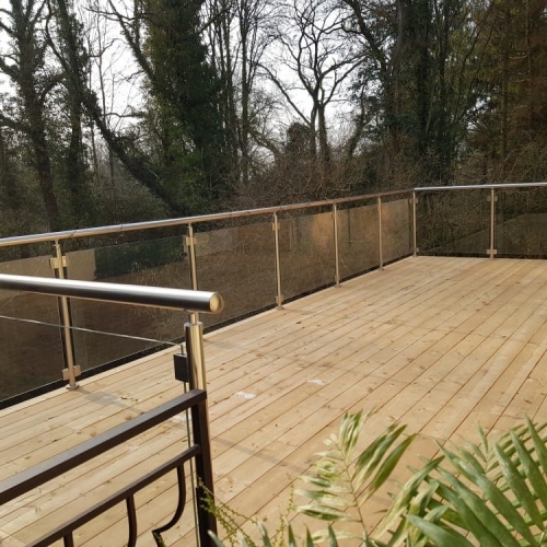 Tecnhome - Terrasse sur pilotis - Bois - Mélèze - 26m² - Rustroff - Thionville - Metz - Moselle - Lorraine - Luxembourg