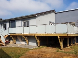 Terrasse sur Pilotis Bois – Mélèze – 46m²
