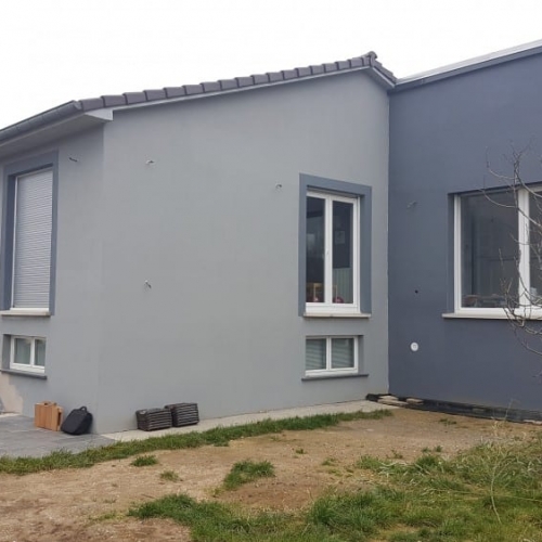 Tecnhome - Terrasse sur pilotis - Bois - Mélèze - Terville - Thionville - Moselle - Lorraine - Luxembourg