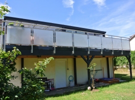 Terrasse Grés Cérame – Suspendue – 45 m2