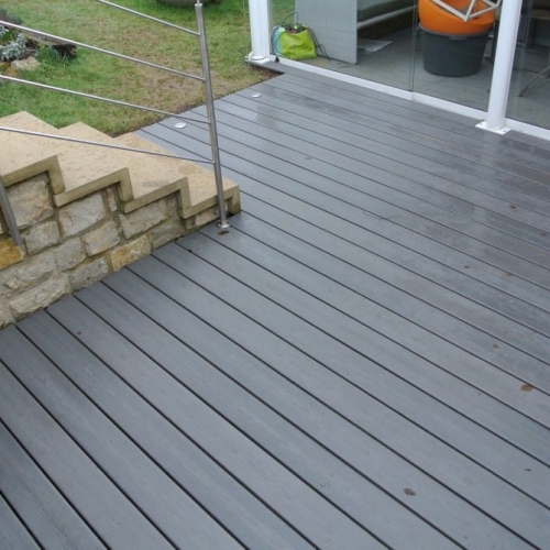 Tecnhome - terrasse bois composite - Hautcharage - Luxembourg