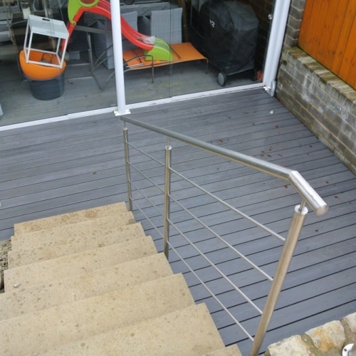 Tecnhome - terrasse bois composite - Hautcharage - Luxembourg