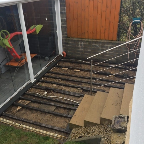Tecnhome - terrasse bois composite - Hautcharage - Luxembourg