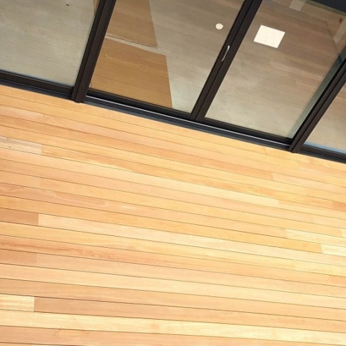 Tecnhome - Terrasse bois exotique - Bankirai - 23m² - Yutz - Moselle - Lorraine