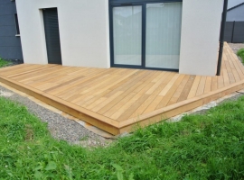 Terrasse Bois Exotique Garapa – 70 m2