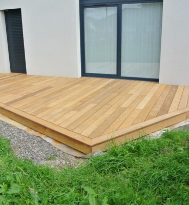 Terrasse Bois Exotique Garapa – 70 m2